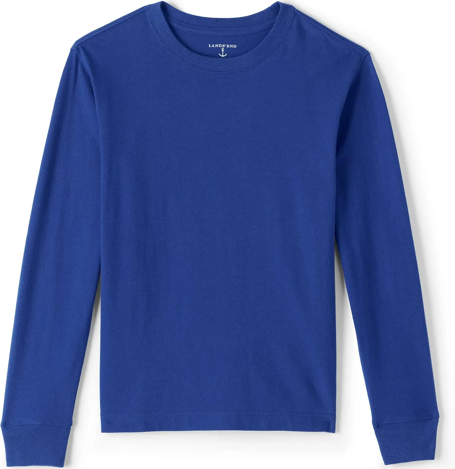 Lands' End School Uniform Boys Long Sleeve Essential T-Shirt