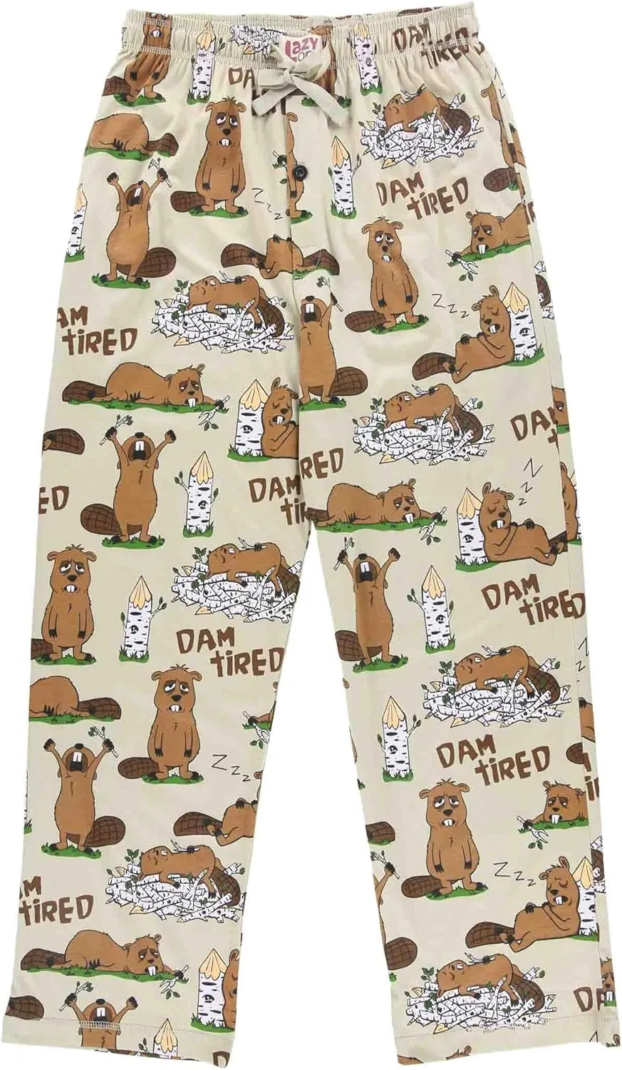 Lazy One Funny Ocean Pajama Pants For Men, Men's Separate Bottoms, Lounge Pants, Fishing PJs