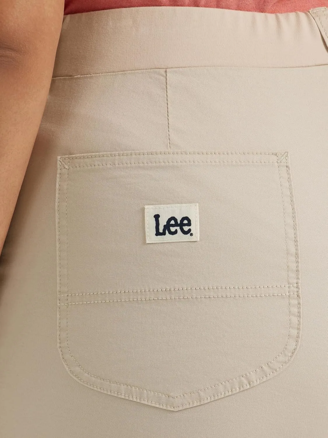 Lee Women's Plus Size Ultra Lux Comfort with Flex-to-go Utility Bermuda Short