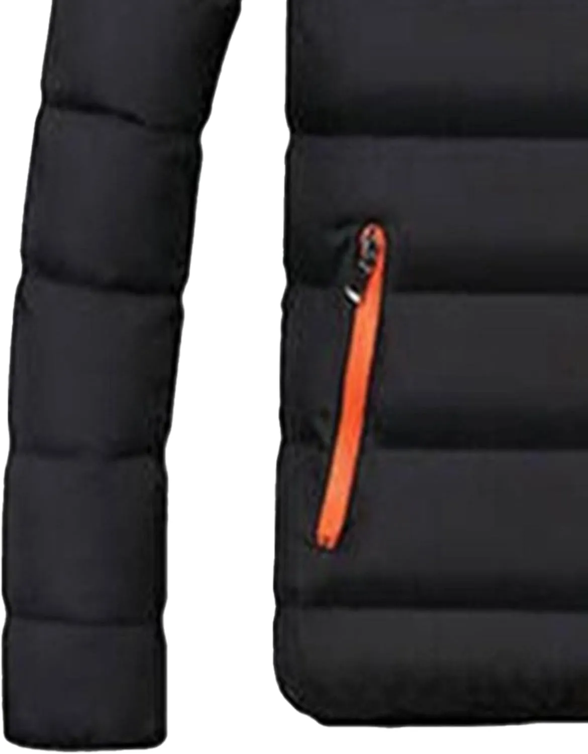 Maiyifu-GJ Men's Quilted Puffer Jacket Winter Warm Lightweight Down Coat Windproof Thicken Padded Coats Outerwear
