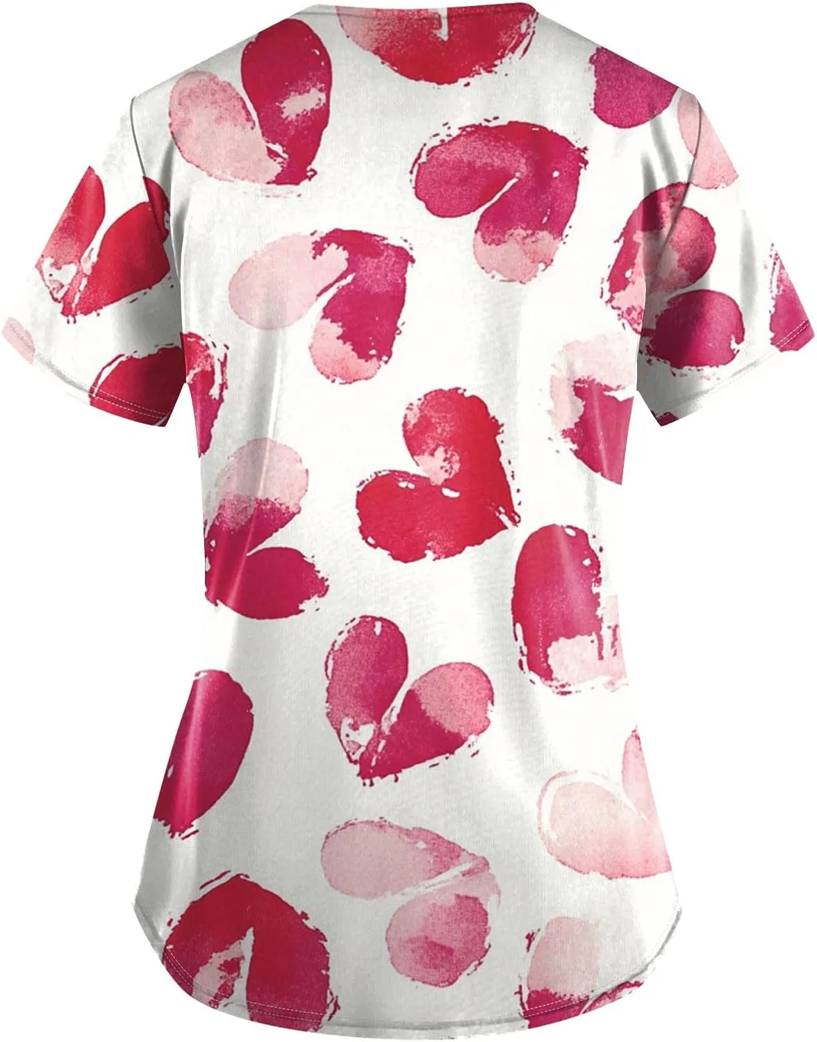 Medical Scrub Tops for Women - Soft Stretch V-Neck Top Scrubs with Pockets - Valentines Gift for Women 2025