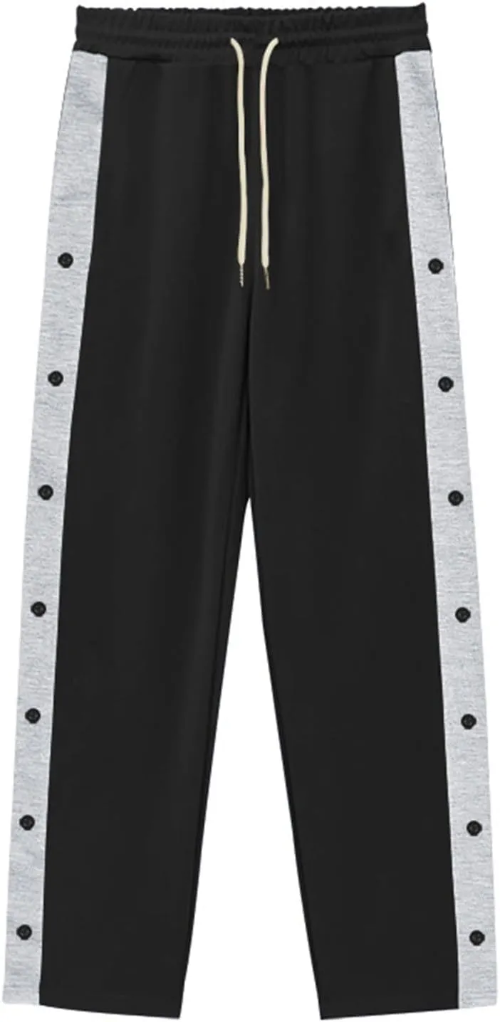 Men's Fleece Lined Sweatpants High Comfort Straight Leg Casual Pants Sherpa Lined Sweatpants Fleece Work Pants Men
