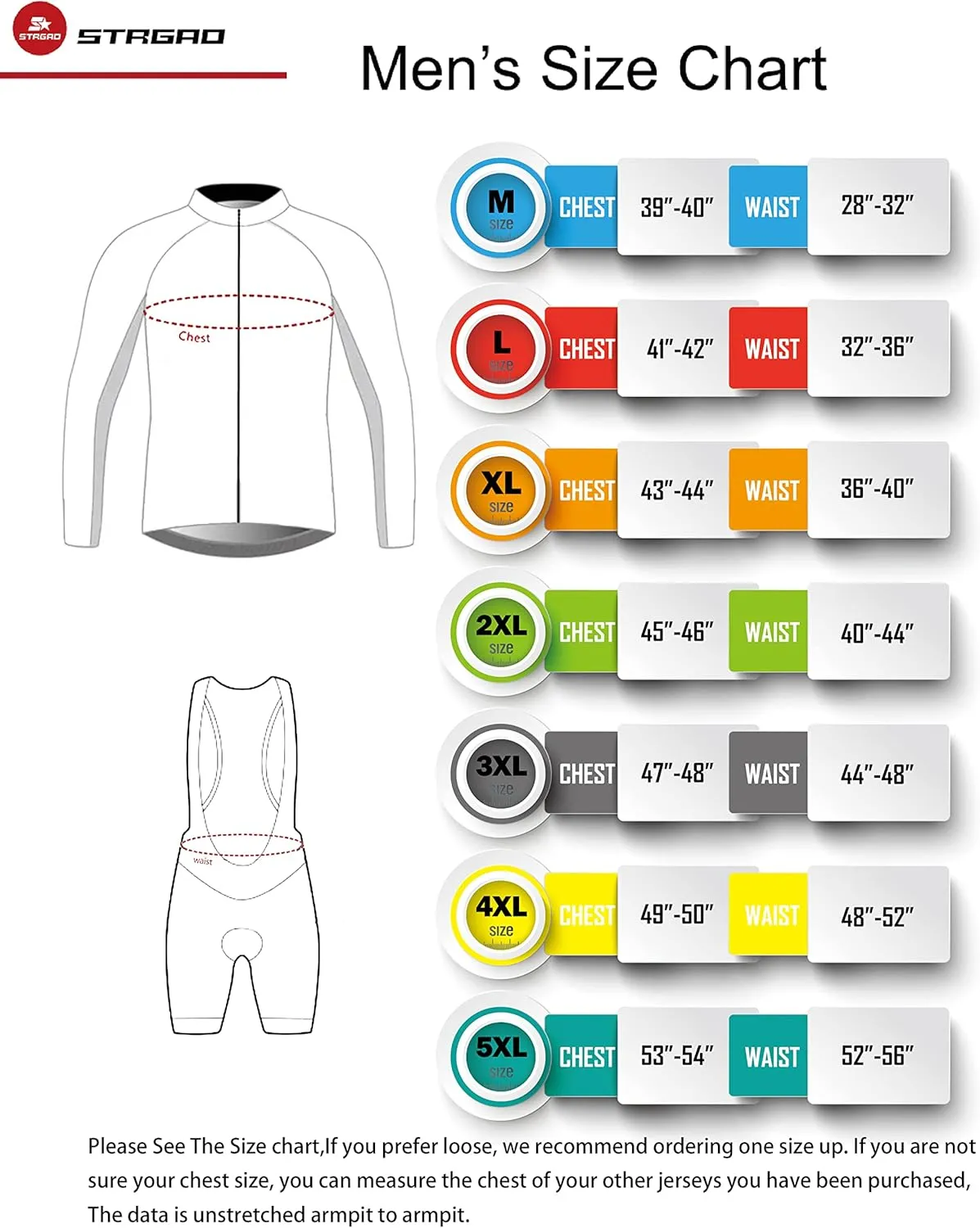 Men's Long Sleeve Cycling Mountain Bike Jackets Long Pants Set Bib Suit