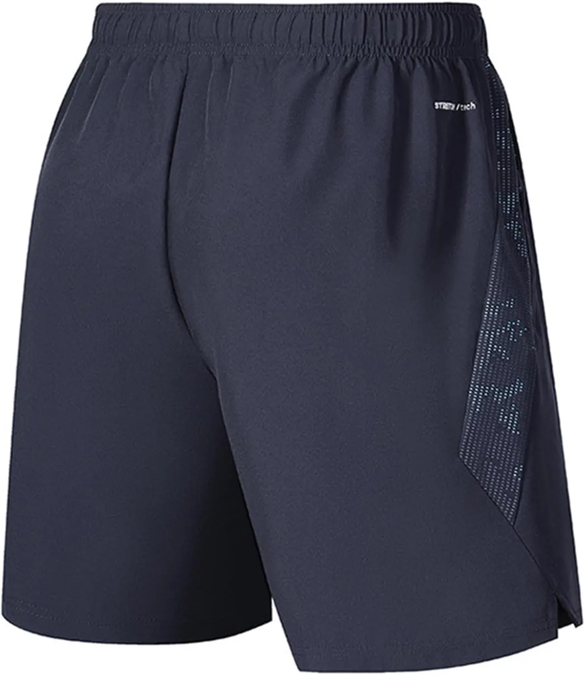 Mens Shorts with Zipper Pockets Quick Dry Gym Athletic Workout Running Elastic Drawstring Active Wear Big and Tall 2025