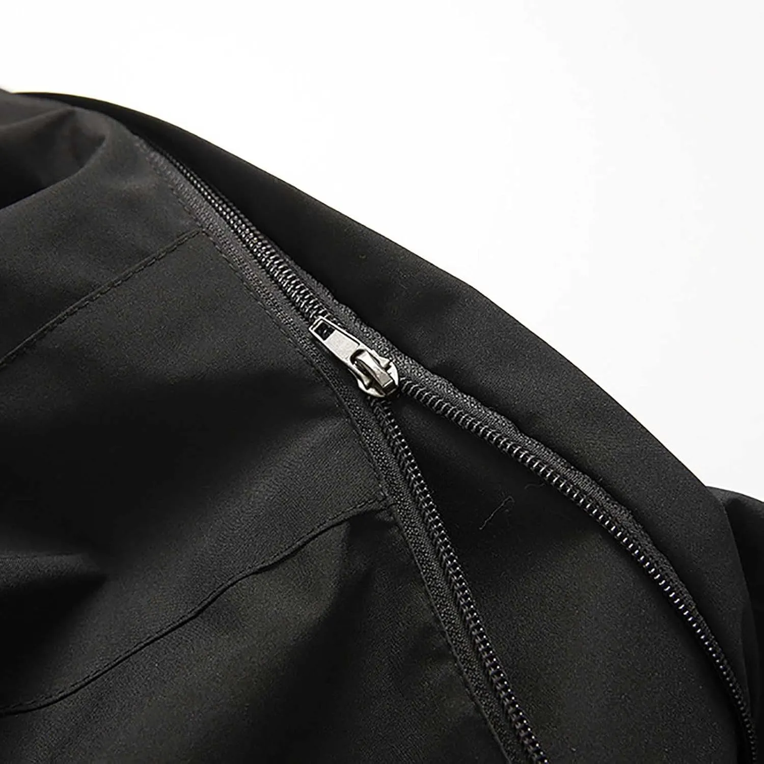 Men's Winter Coats Oversized Solid Color Pullover Hooded Jackets Baggy Warm Full Zip Button Down Jackets with Pockets