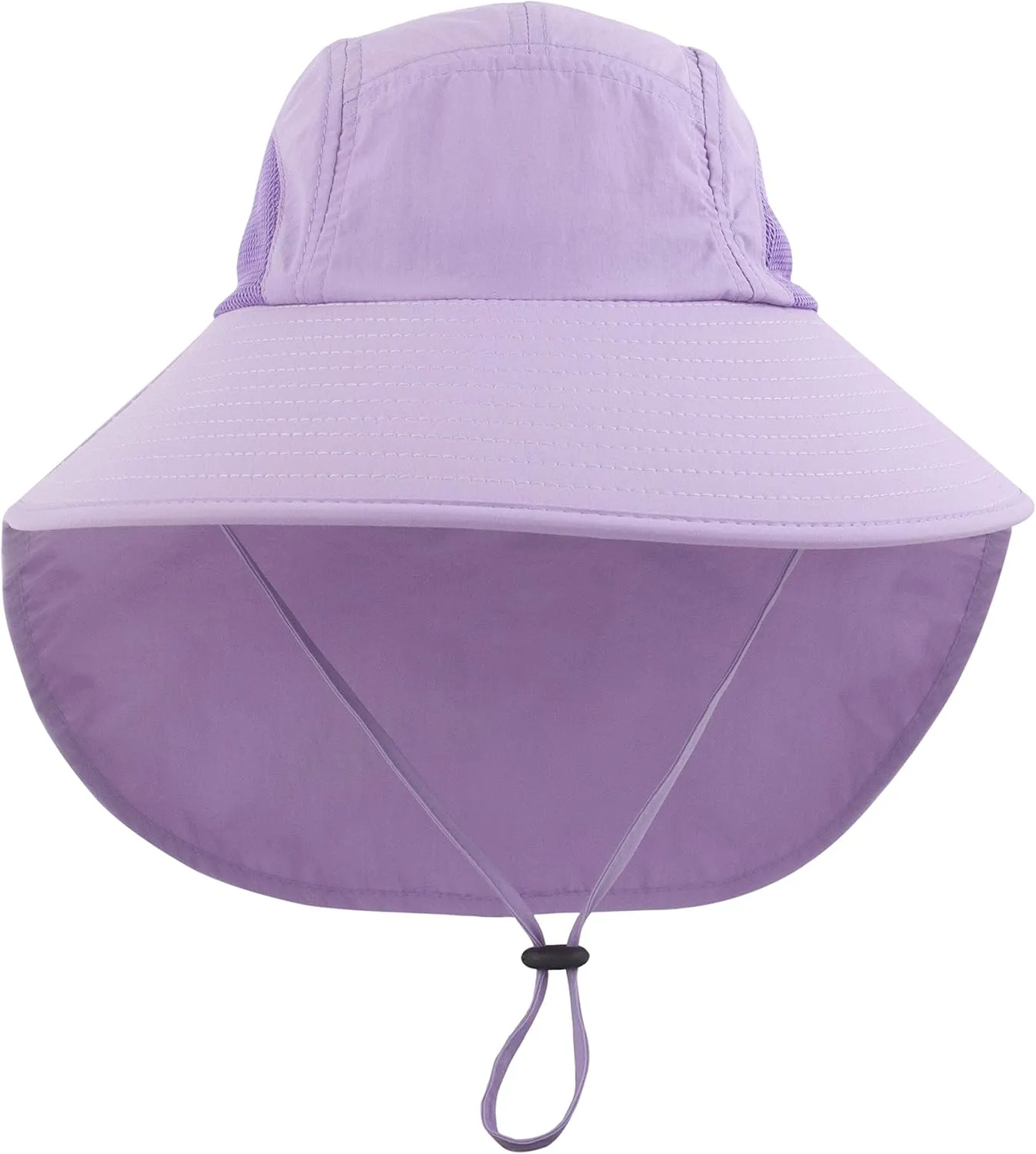 Muryobao Kids Girls Boys Summer Sun Hat UV Protection UPF50  Hats Mesh Bucket Cap for Beach Fishing with Neck Flap