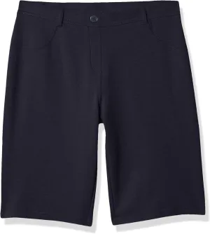 Nautica Girls' School Uniform Bermuda Shorts, Pull-on Fit, Stretchy Material, Functional Pockets