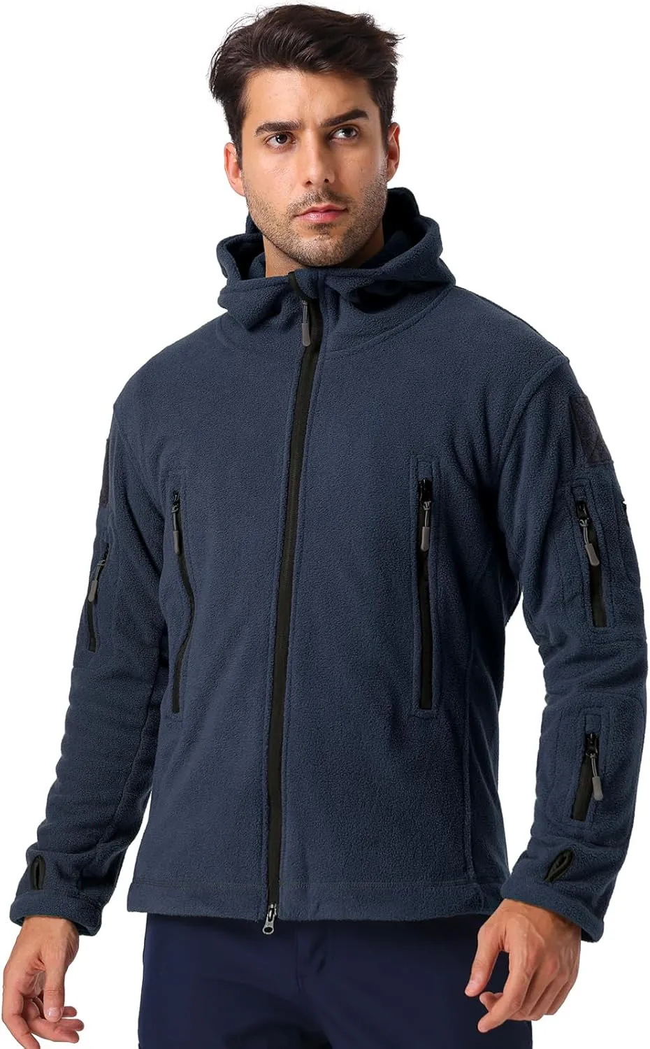 ReFire Gear Men's Warm Military Tactical Sport Fleece Hoodie Jacket