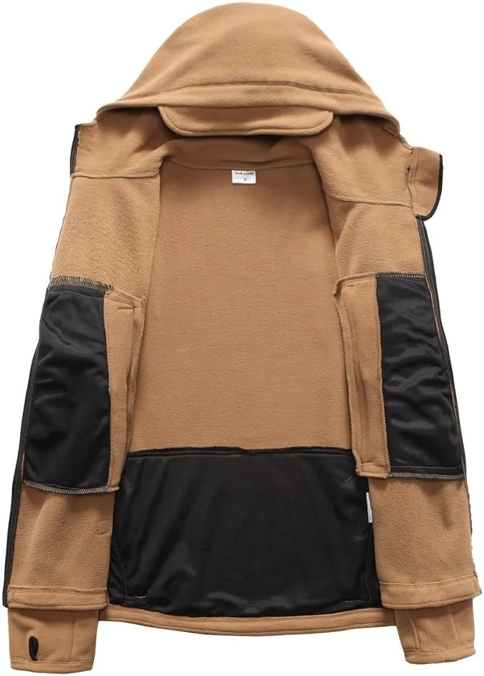 ReFire Gear Men's Warm Military Tactical Sport Fleece Hoodie Jacket