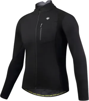 Santic Men's Cycling Bike Winter Jackets Windproof Fleece Thermal Warm UP Running Bike Bicycle Jacket Breathable Windbreaker