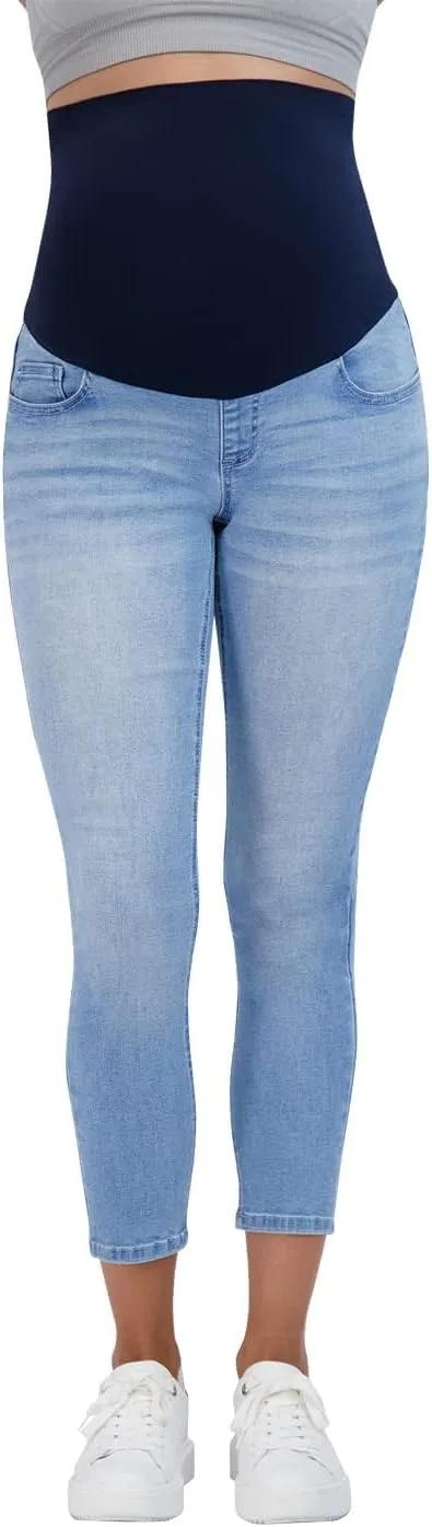 Savi Parker Women’s Maternity Jeans Over The Belly - Pregnancy Clothes for All Seasons, Maternity Pants