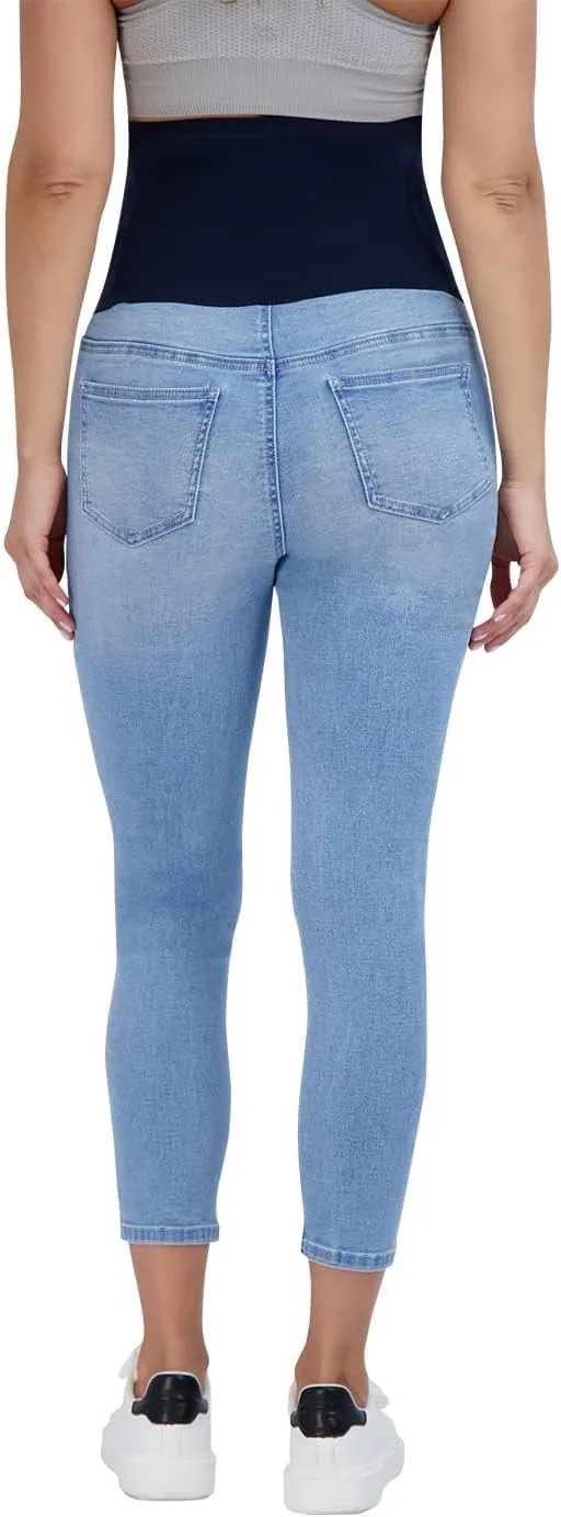 Savi Parker Women’s Maternity Jeans Over The Belly - Pregnancy Clothes for All Seasons, Maternity Pants