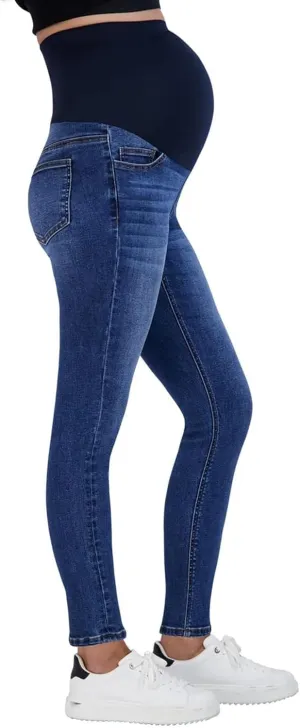 Savi Parker Women’s Maternity Jeans Over The Belly - Pregnancy Clothes for All Seasons, Maternity Pants