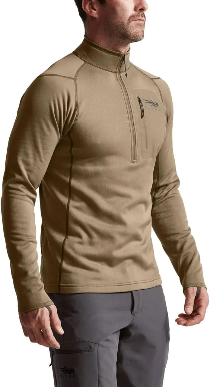 SITKA Gear Men's Core Midweight Zip-t Long Sleeve Hunting Shirt