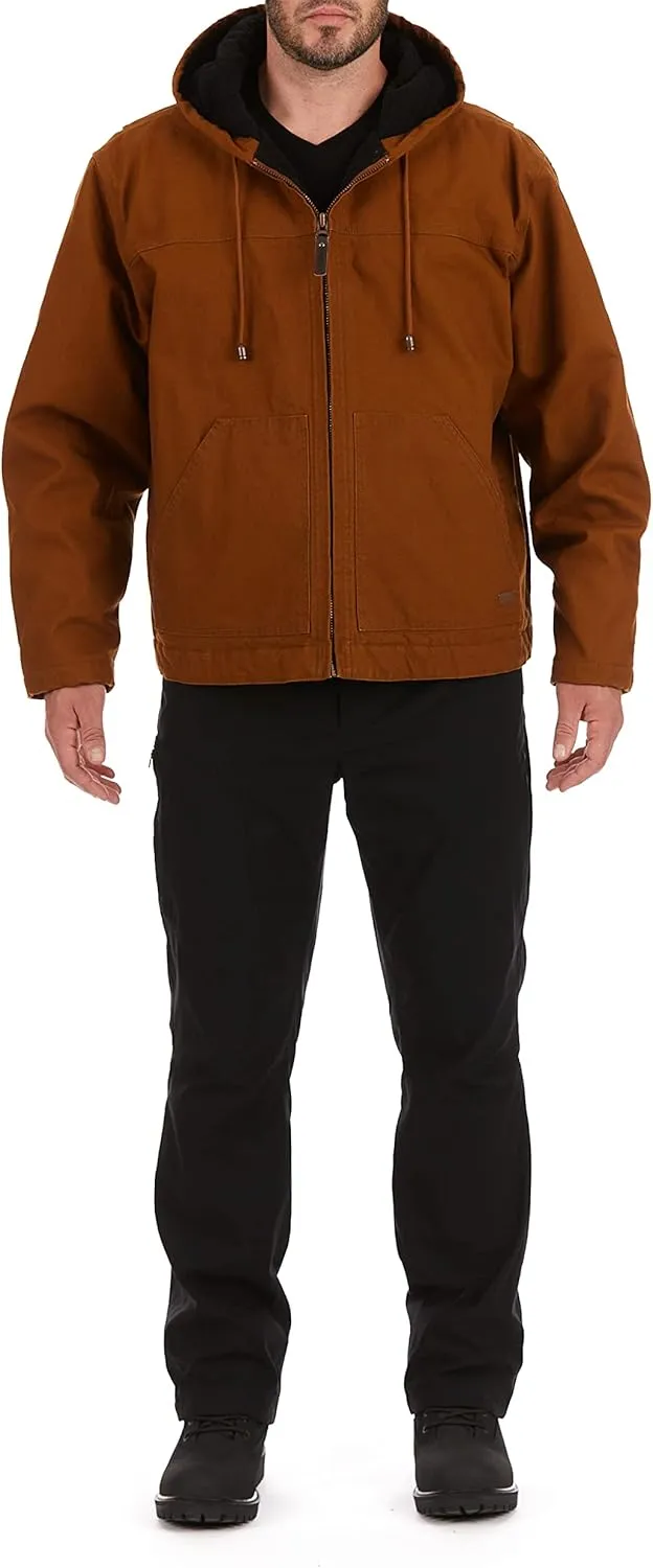 Smith's Workwear Men's Duck Canvas Hooded Work Jacket