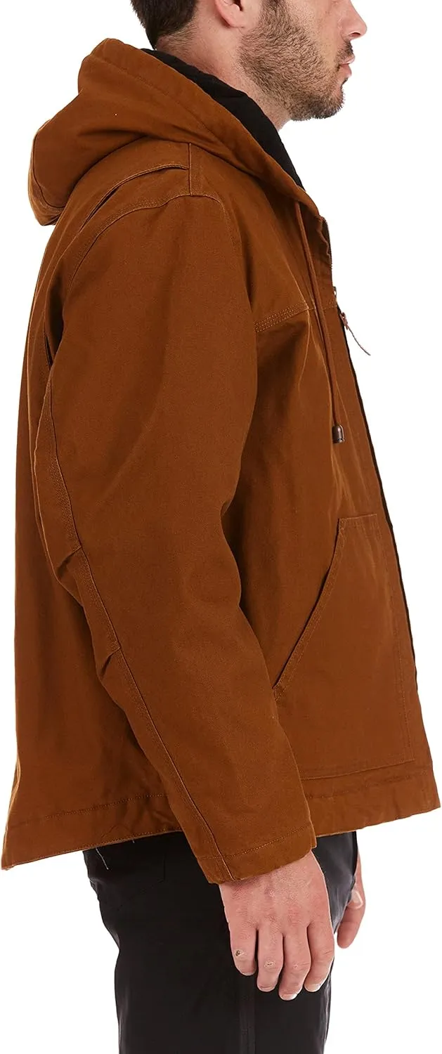 Smith's Workwear Men's Duck Canvas Hooded Work Jacket