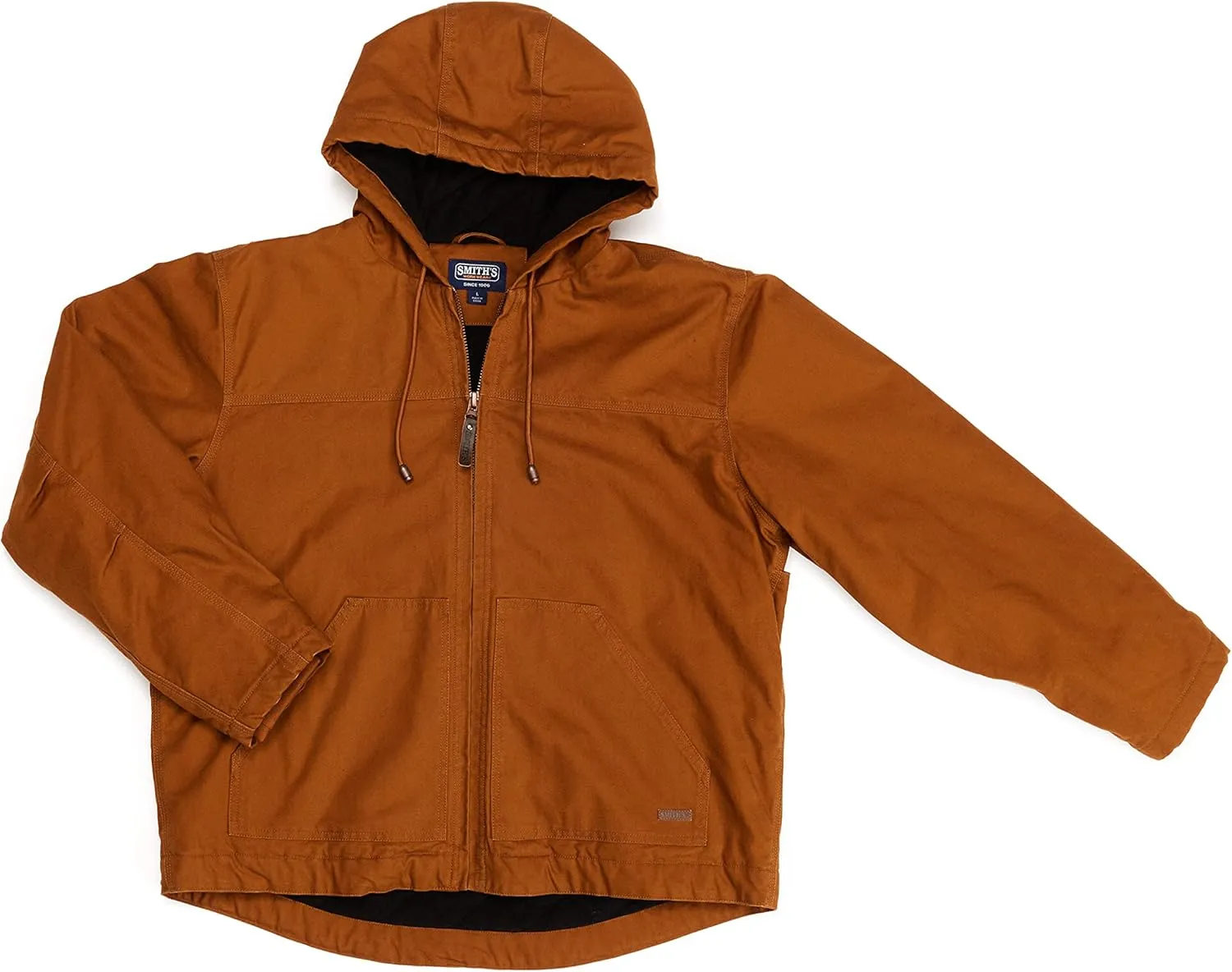 Smith's Workwear Men's Duck Canvas Hooded Work Jacket