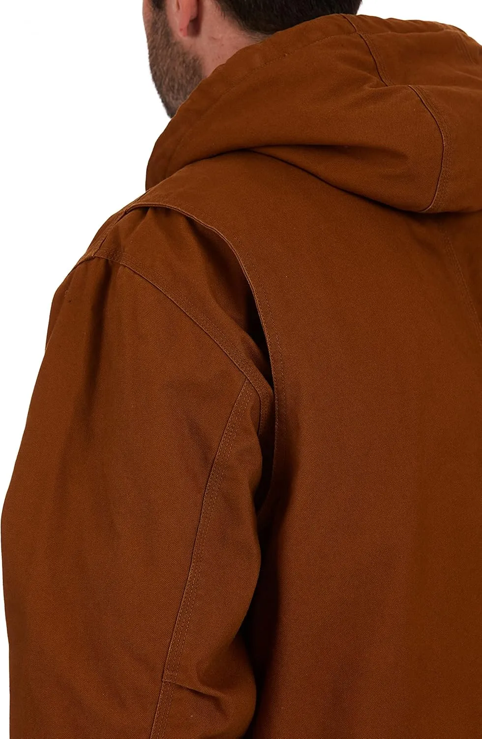 Smith's Workwear Men's Duck Canvas Hooded Work Jacket