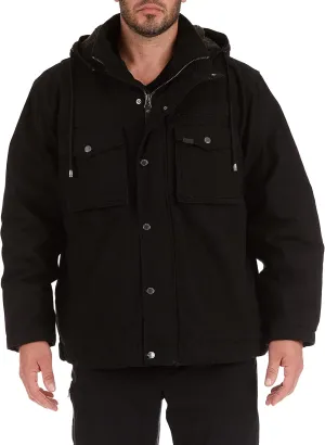Smith's Workwear Men's Sherpa-Lined Duck Work Jacket