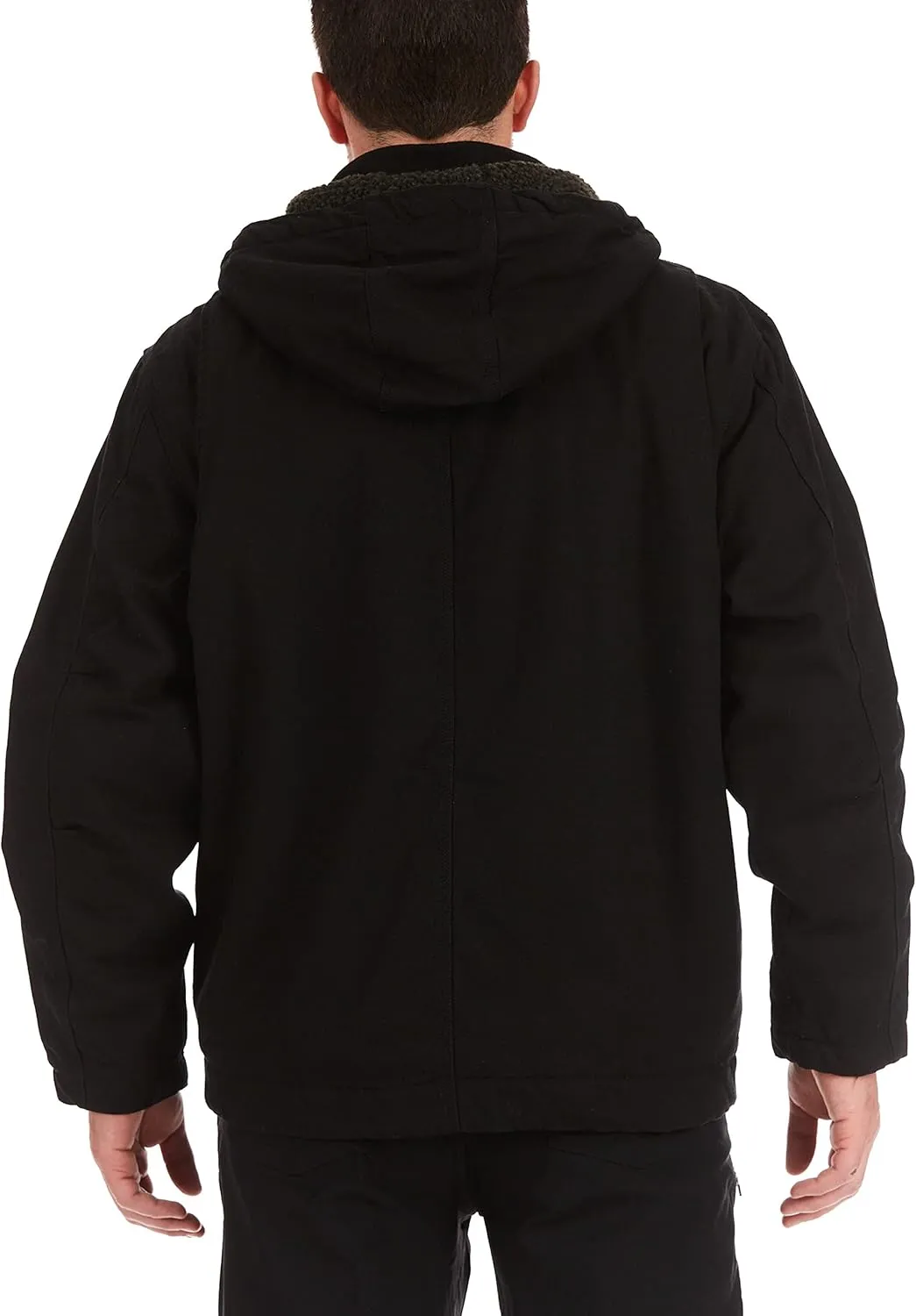 Smith's Workwear Men's Sherpa-Lined Duck Work Jacket