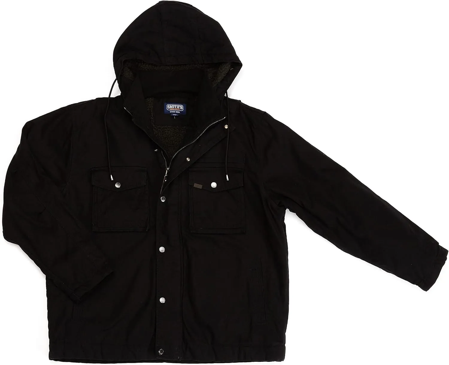 Smith's Workwear Men's Sherpa-Lined Duck Work Jacket