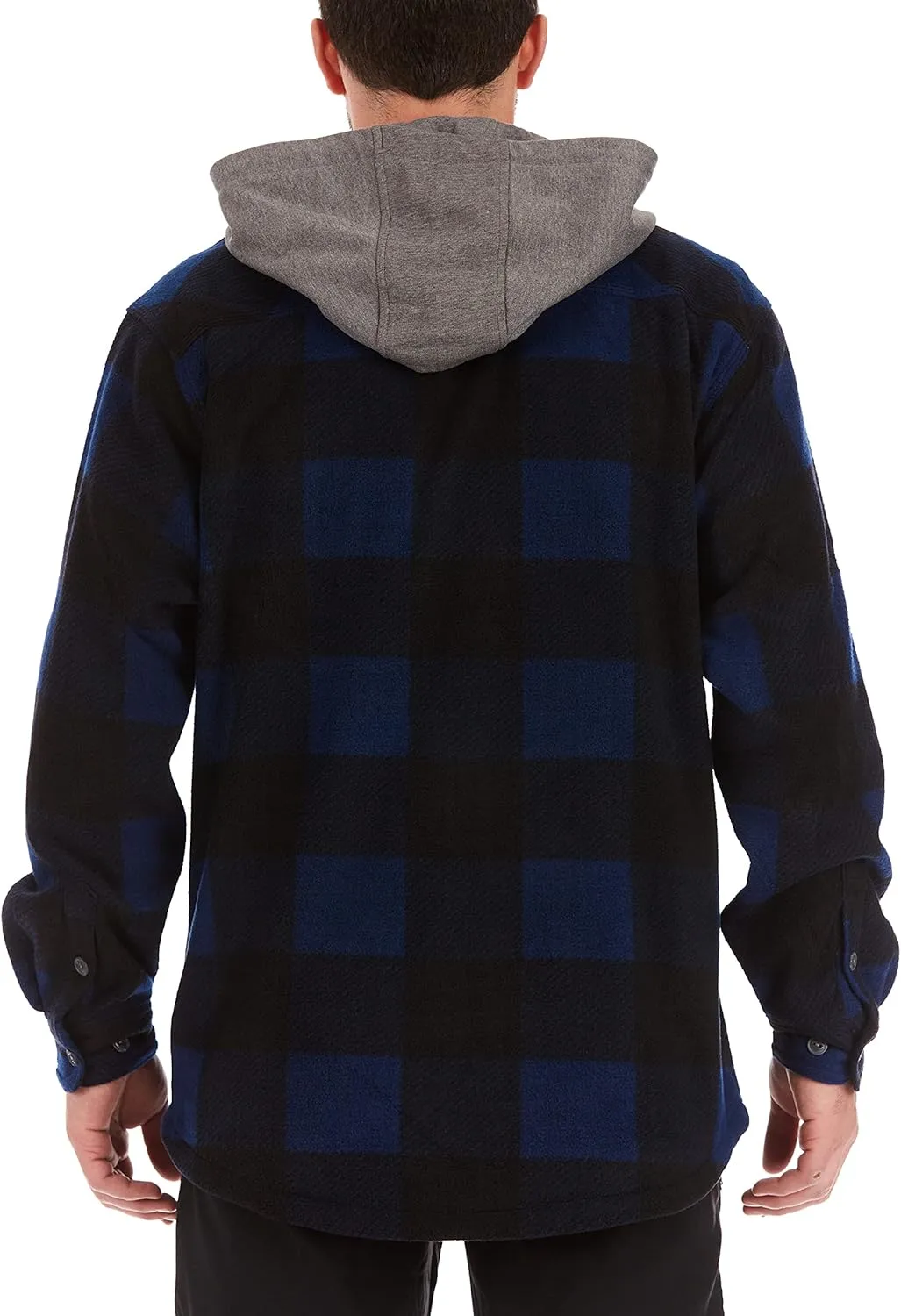 Smith's Workwear Men's Sherpa Lined Microfleece Shirt Jacket