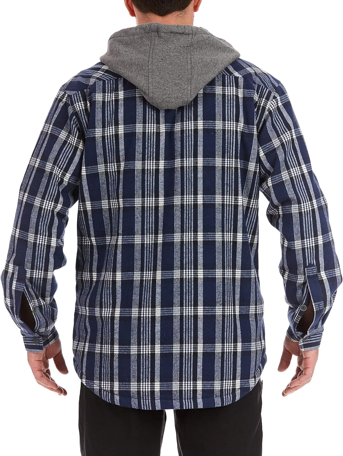 Smith's Workwear Men's Sherpa Lined Microfleece Shirt Jacket
