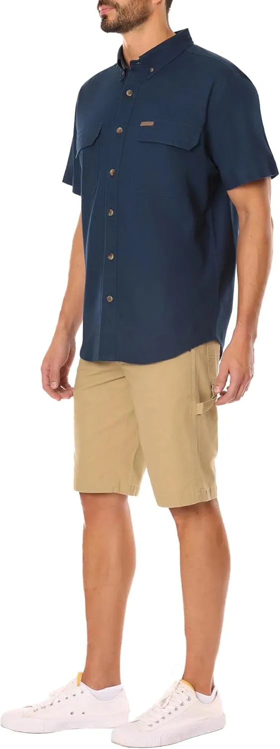 Smith's Workwear Men's Stretch Full-Swing Work Shirt