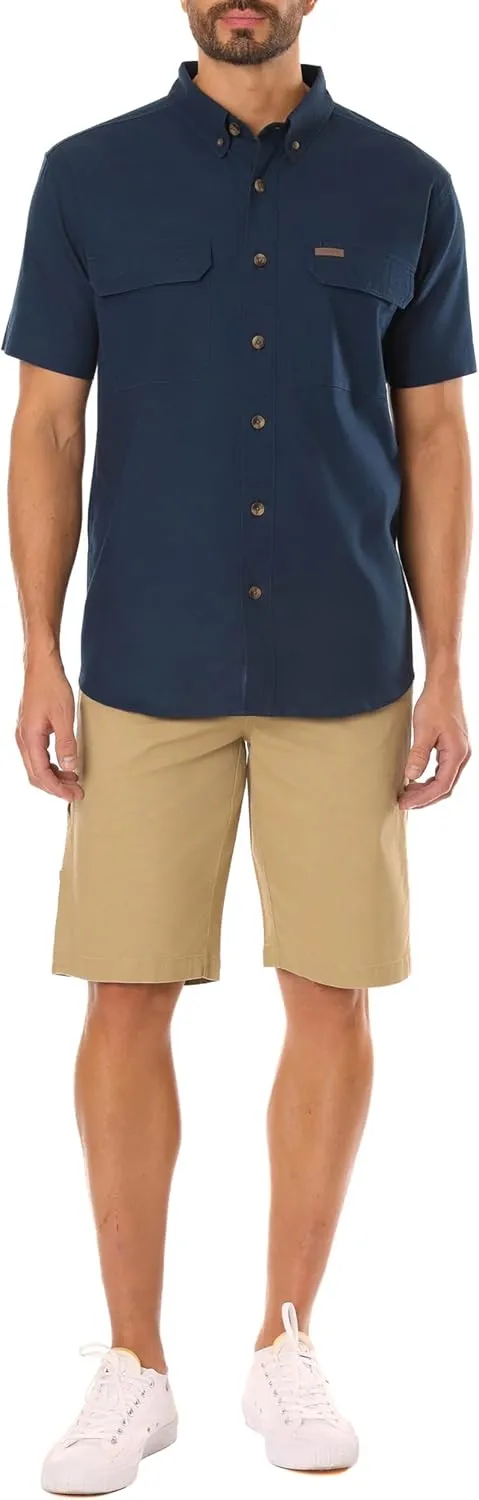 Smith's Workwear Men's Stretch Full-Swing Work Shirt