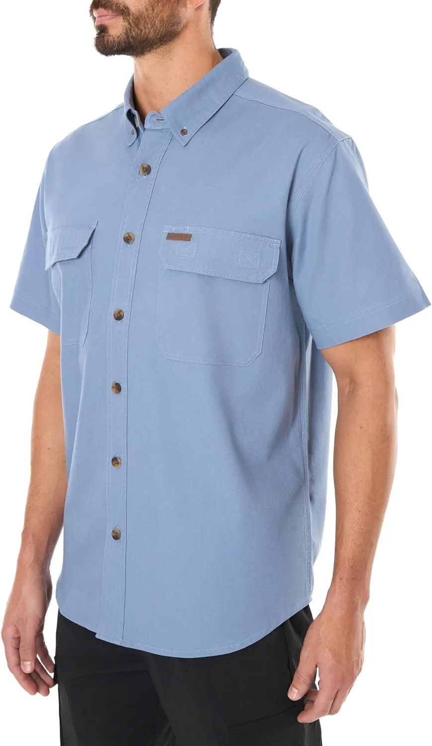 Smith's Workwear Men's Stretch Full-Swing Work Shirt