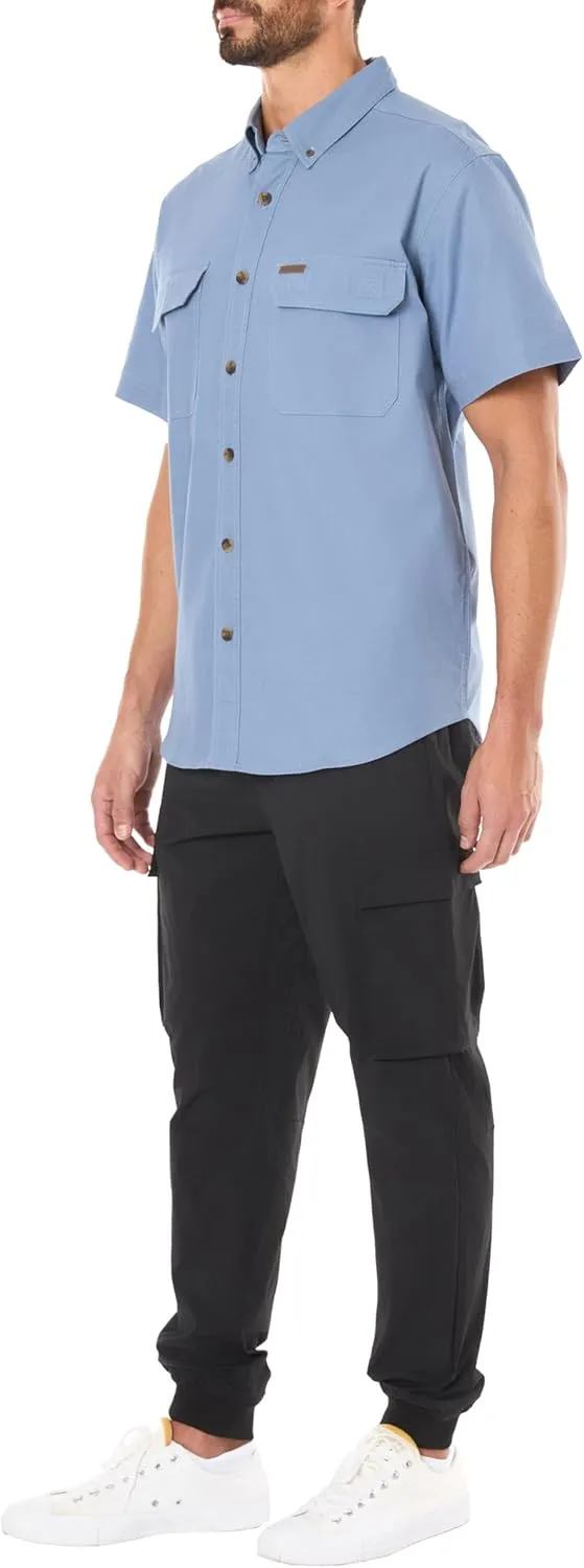 Smith's Workwear Men's Stretch Full-Swing Work Shirt