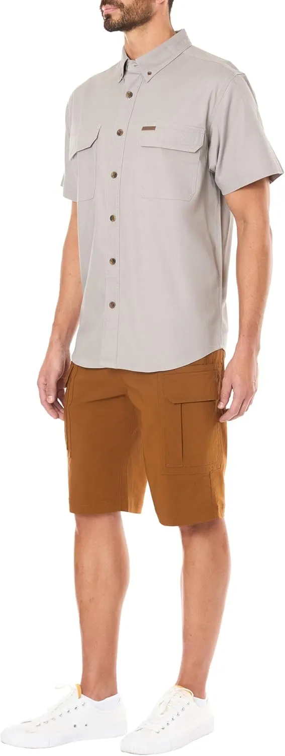 Smith's Workwear Men's Stretch Full-Swing Work Shirt