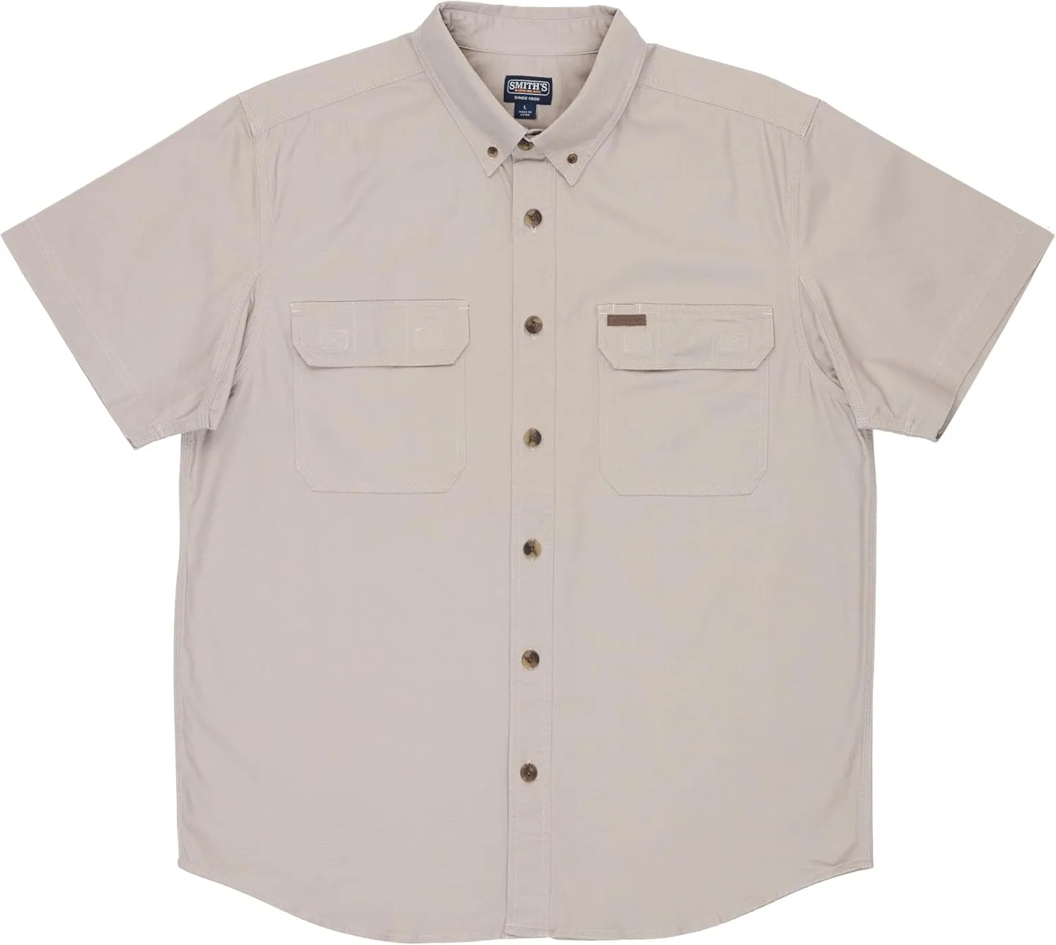 Smith's Workwear Men's Stretch Full-Swing Work Shirt