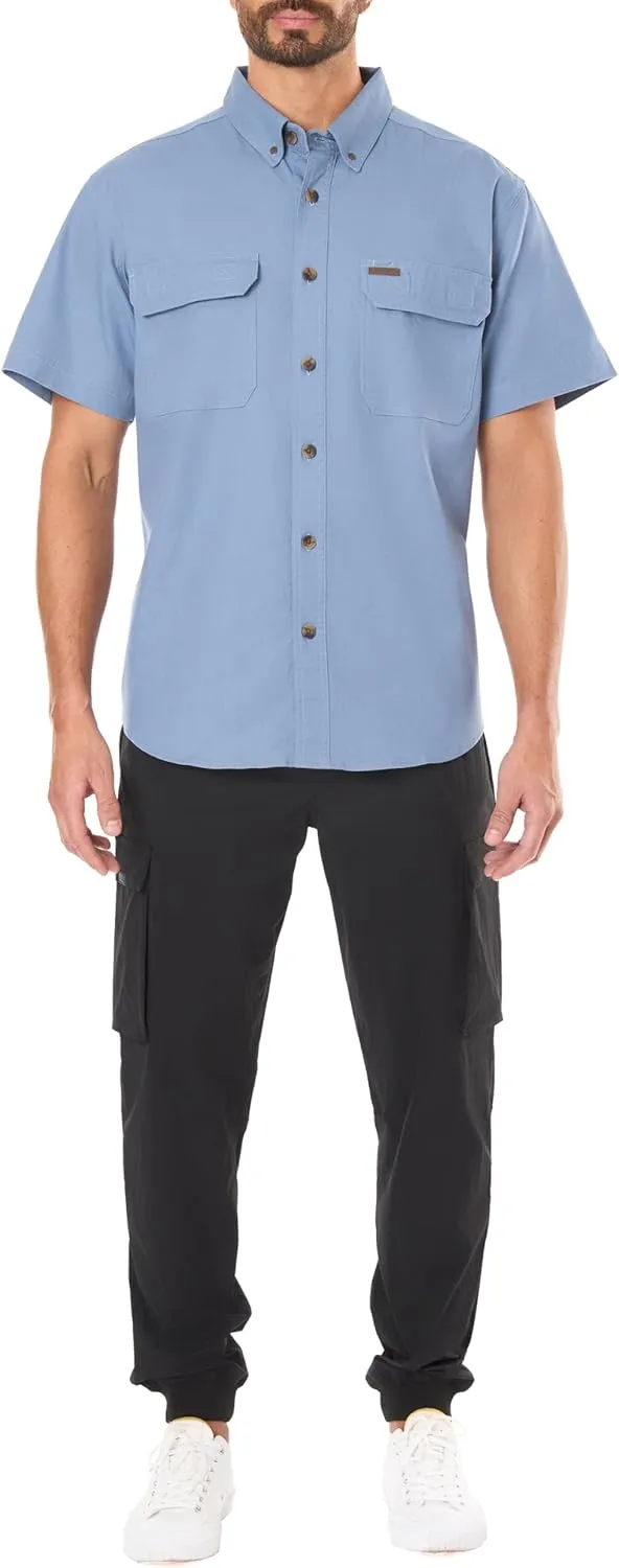 Smith's Workwear Men's Stretch Full-Swing Work Shirt