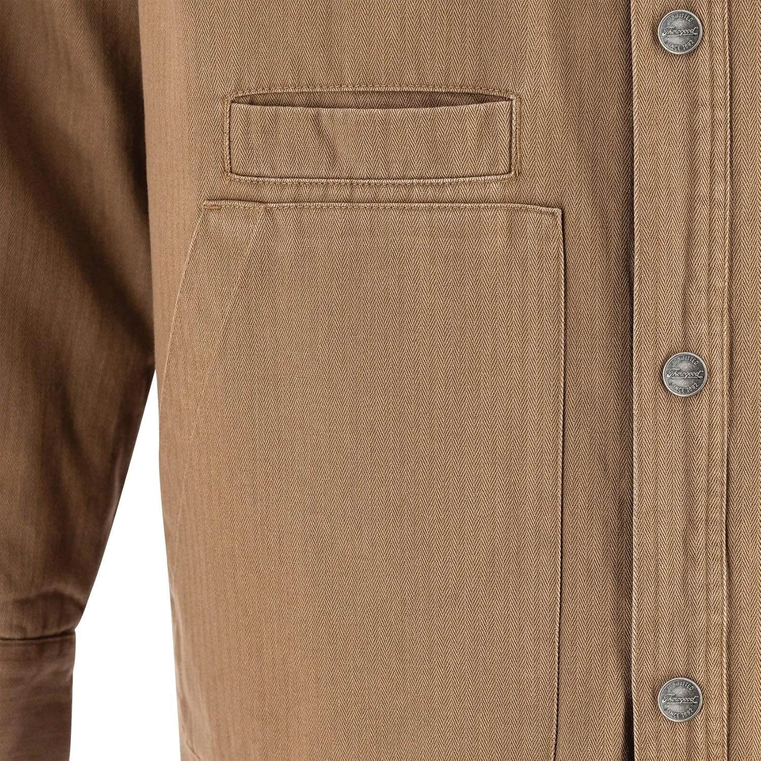 Thorogood Men's Utility Workwear Herringbone Shirt Jacket
