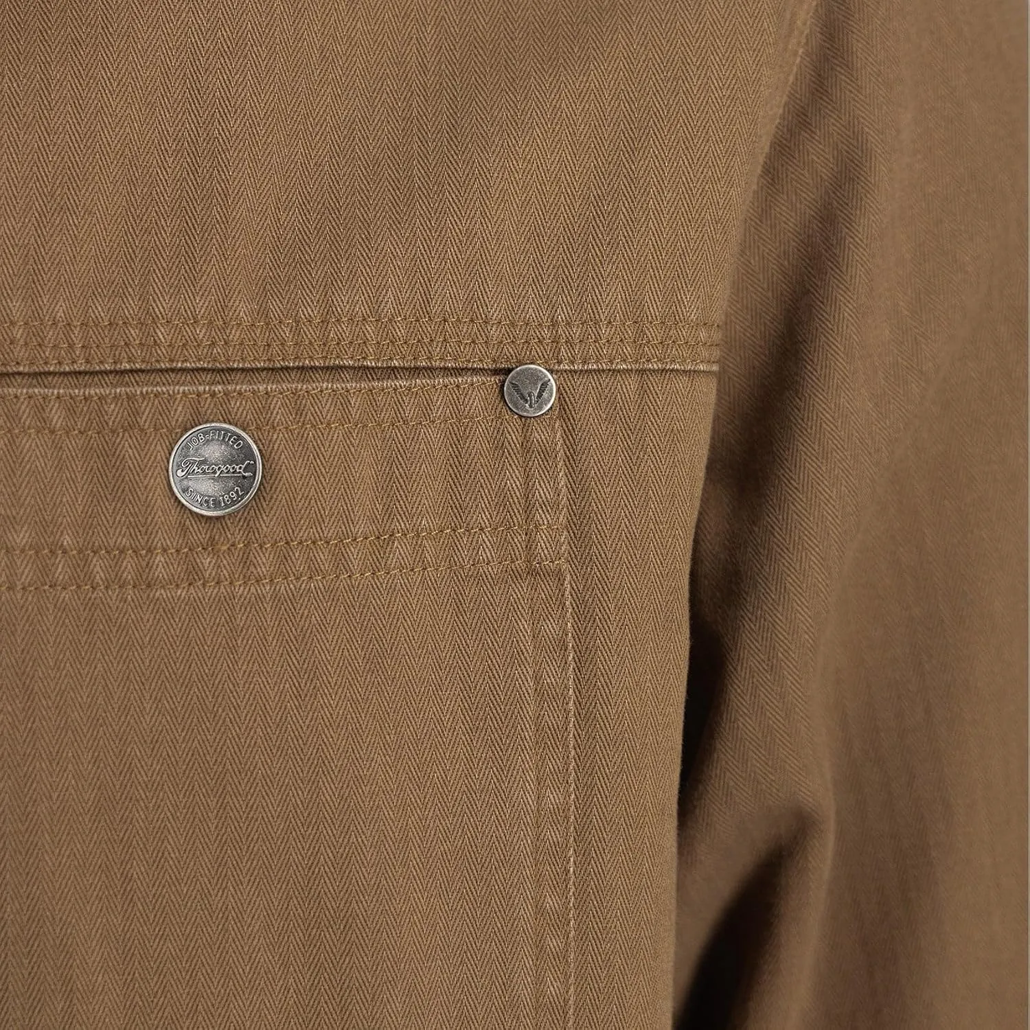 Thorogood Men's Utility Workwear Herringbone Shirt Jacket