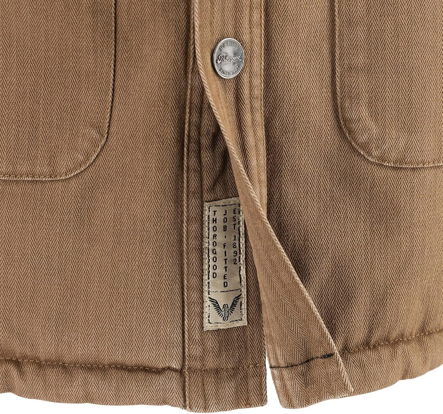 Thorogood Men's Utility Workwear Herringbone Shirt Jacket