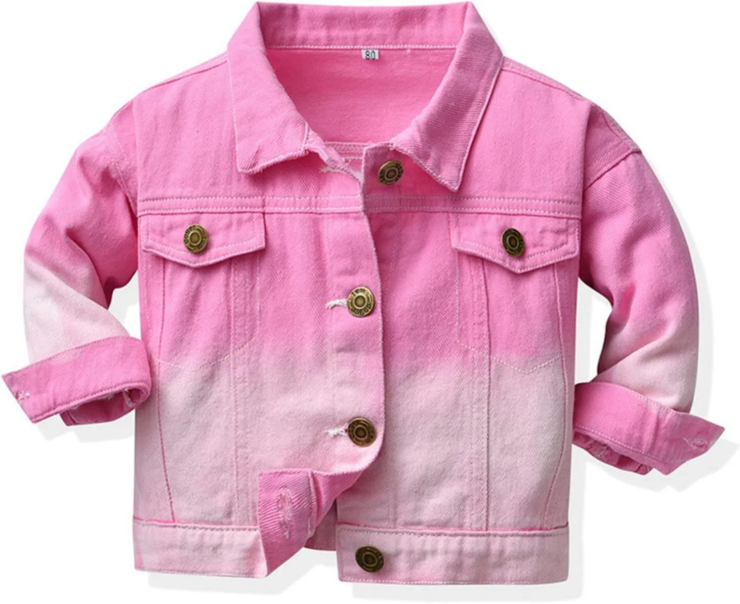 Toddler Baby Boy Girls Denim Jacket Button Down Jeans Girl Boy Coat Cowboy Outwear Casual Outwear