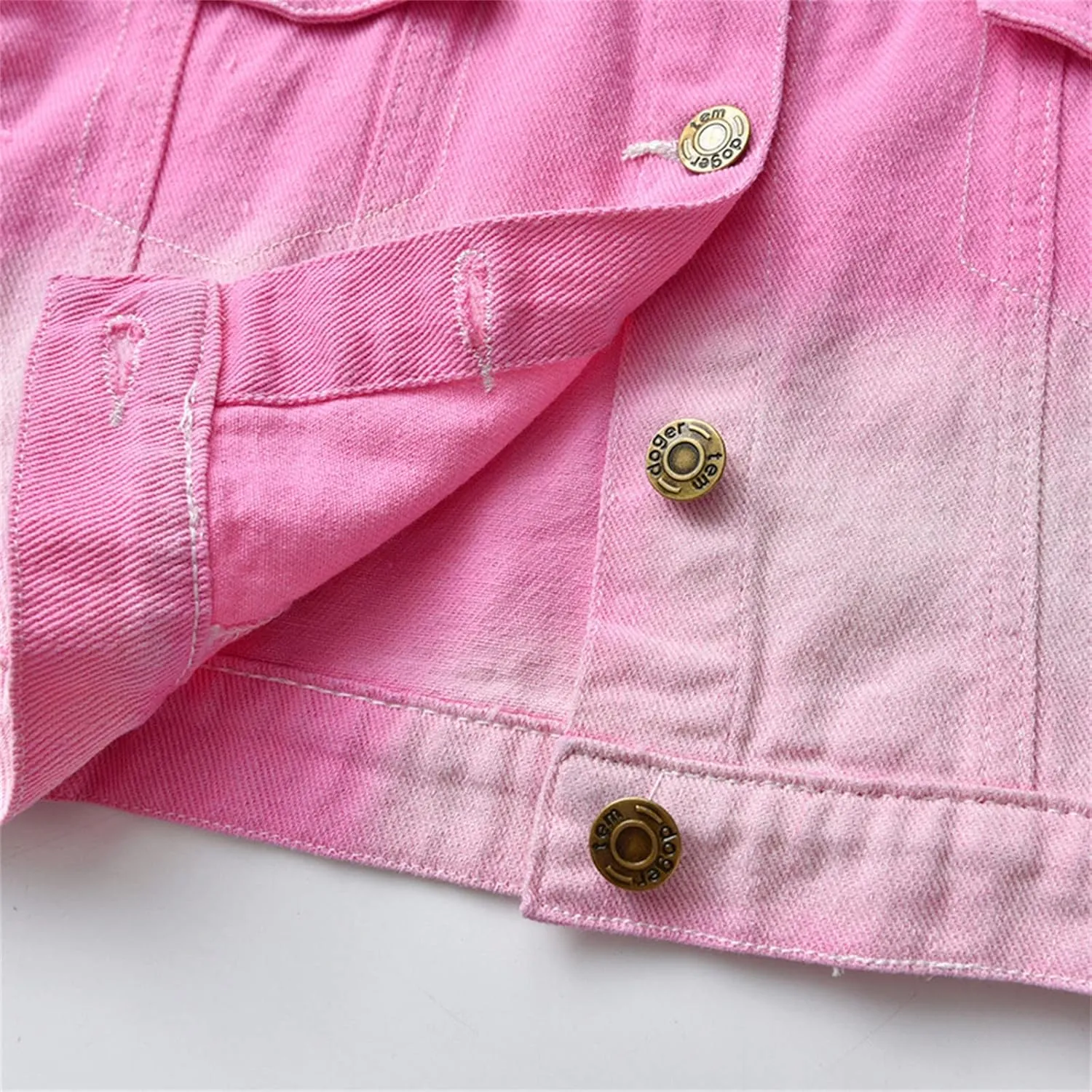 Toddler Baby Boy Girls Denim Jacket Button Down Jeans Girl Boy Coat Cowboy Outwear Casual Outwear