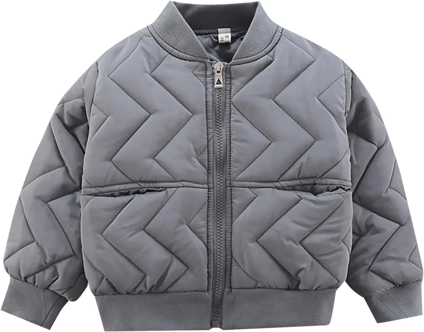 Toddler Baby Boys Winter Thick Coat Puffer Down Jacket Kids Baseball Jacket Varsit𝐲 Coat 𝐁omber Zip up Jacket