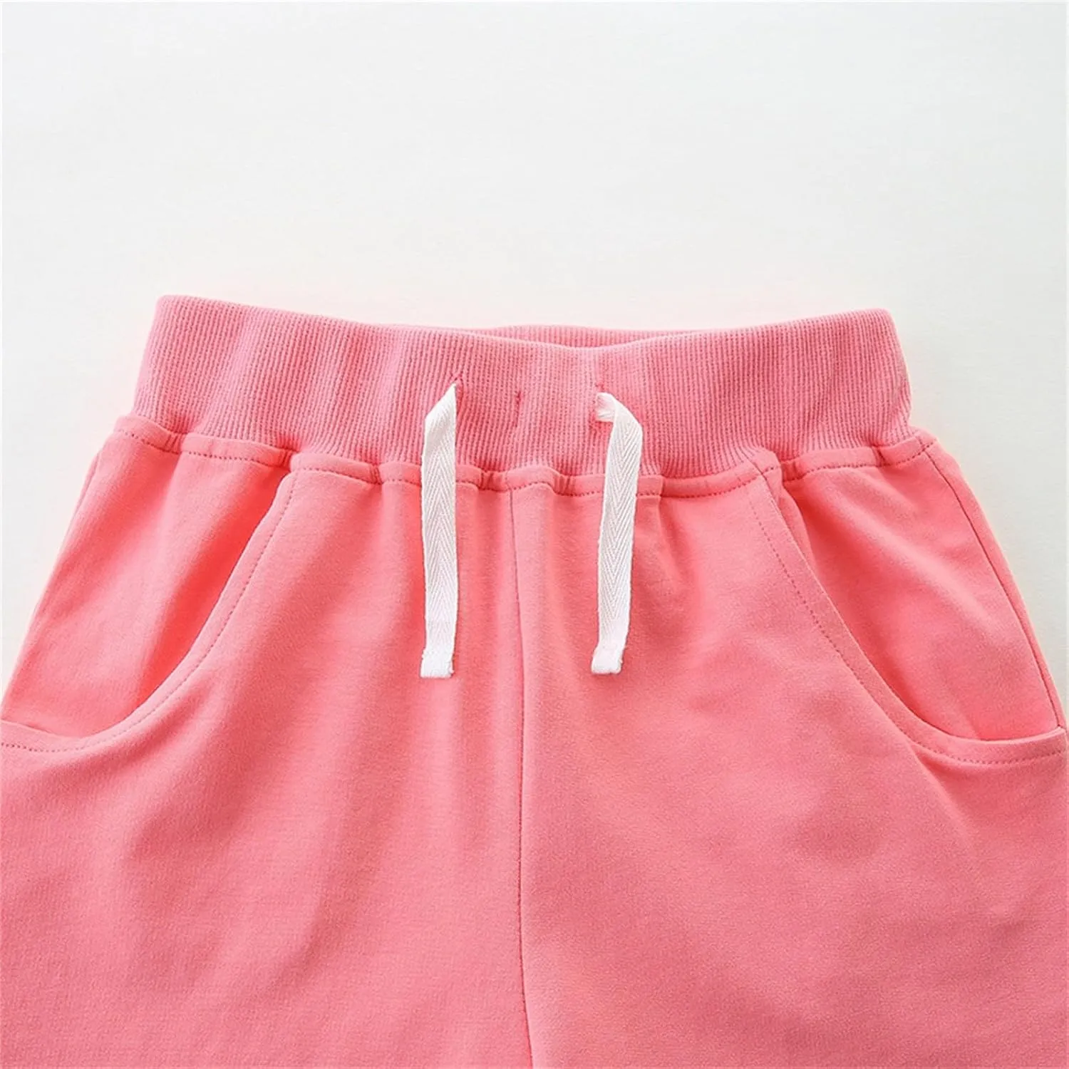 Toddler Baby Girls Cute Animal Printed Summer Shorts Kids Comfort Cotton Elastic Waist Shorts for Boys 2-8 Years