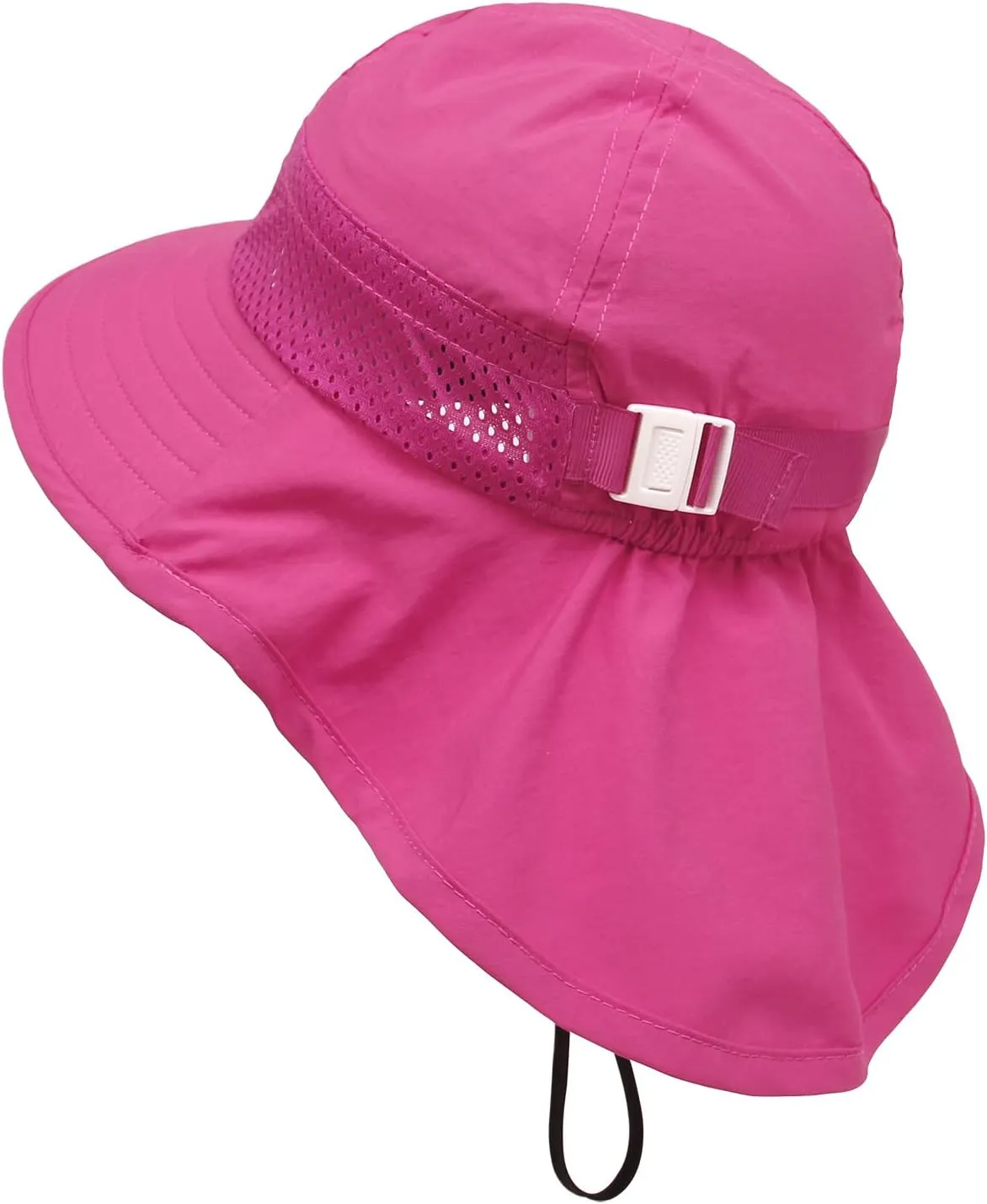 Toddler Kids Girls Boys Sun Hat Summer UPF 50  Protection Caps Wide Brim Neck Flap Beach Play Hats Age 1-7 Years