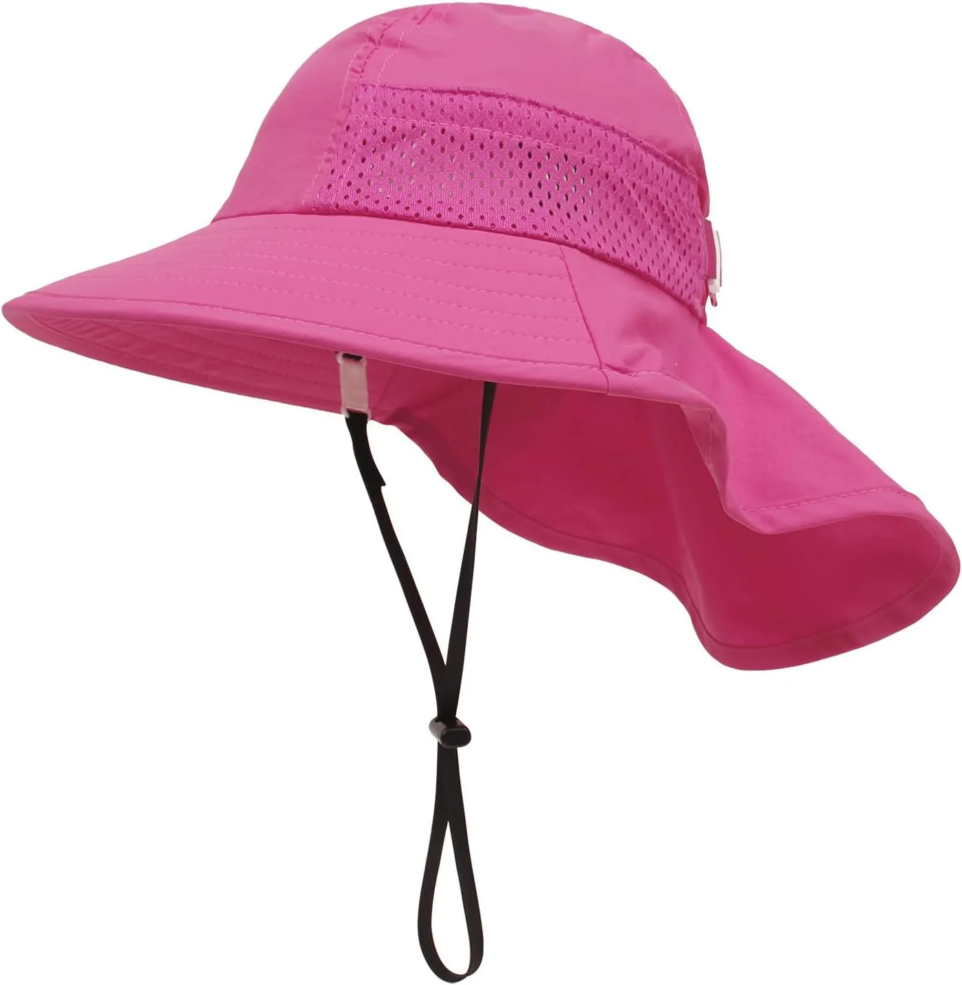 Toddler Kids Girls Boys Sun Hat Summer UPF 50  Protection Caps Wide Brim Neck Flap Beach Play Hats Age 1-7 Years