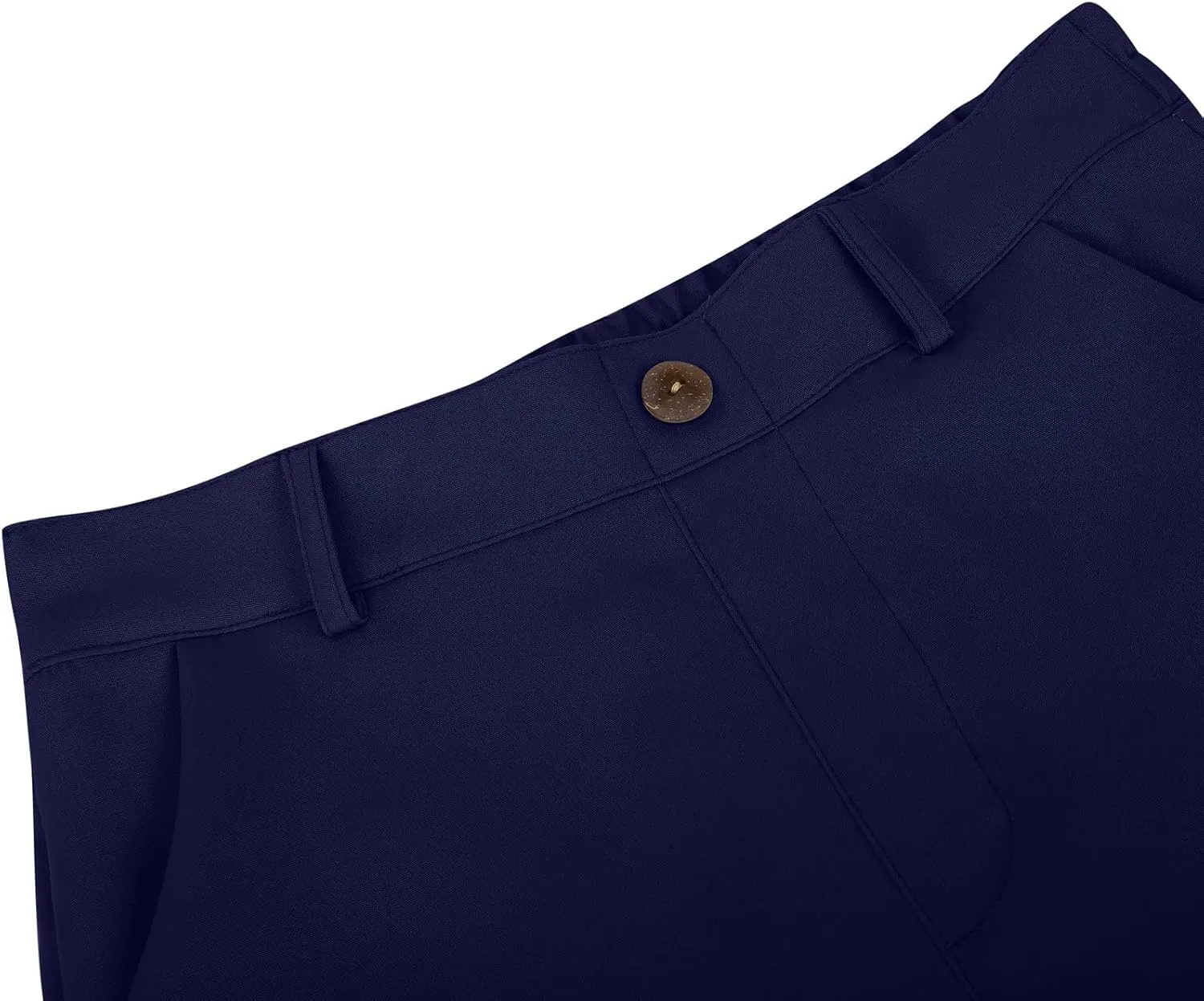 Uniform Pants for Girls,Kids High Waisted Straight Leg Dress Pants,Casual Stretchy Trousers with Pockets Size 5-14 Years