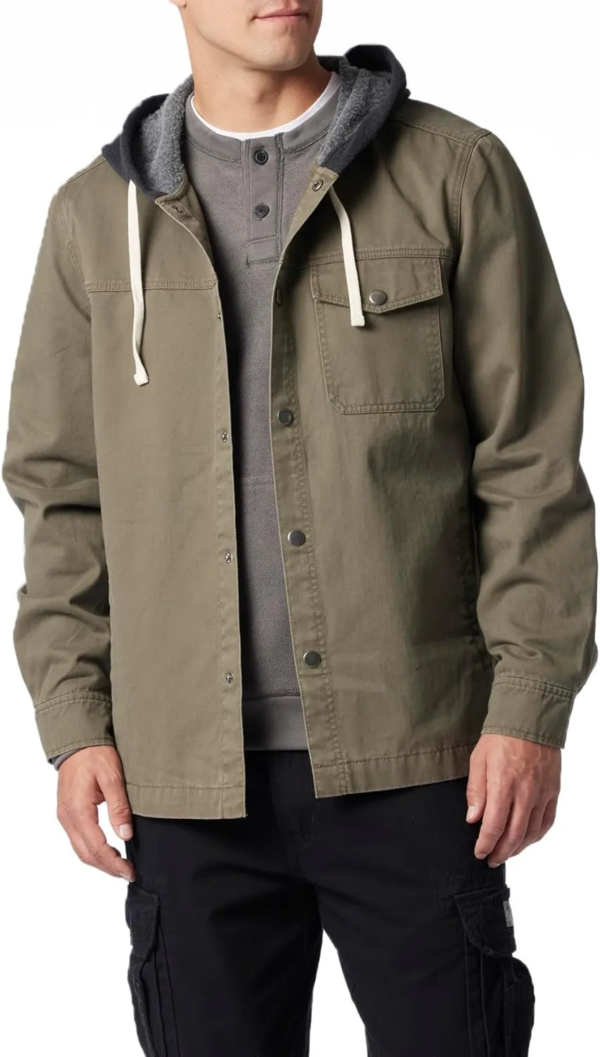 UNIONBAY Men's McGuire Twill Workwear Hooded Jacket