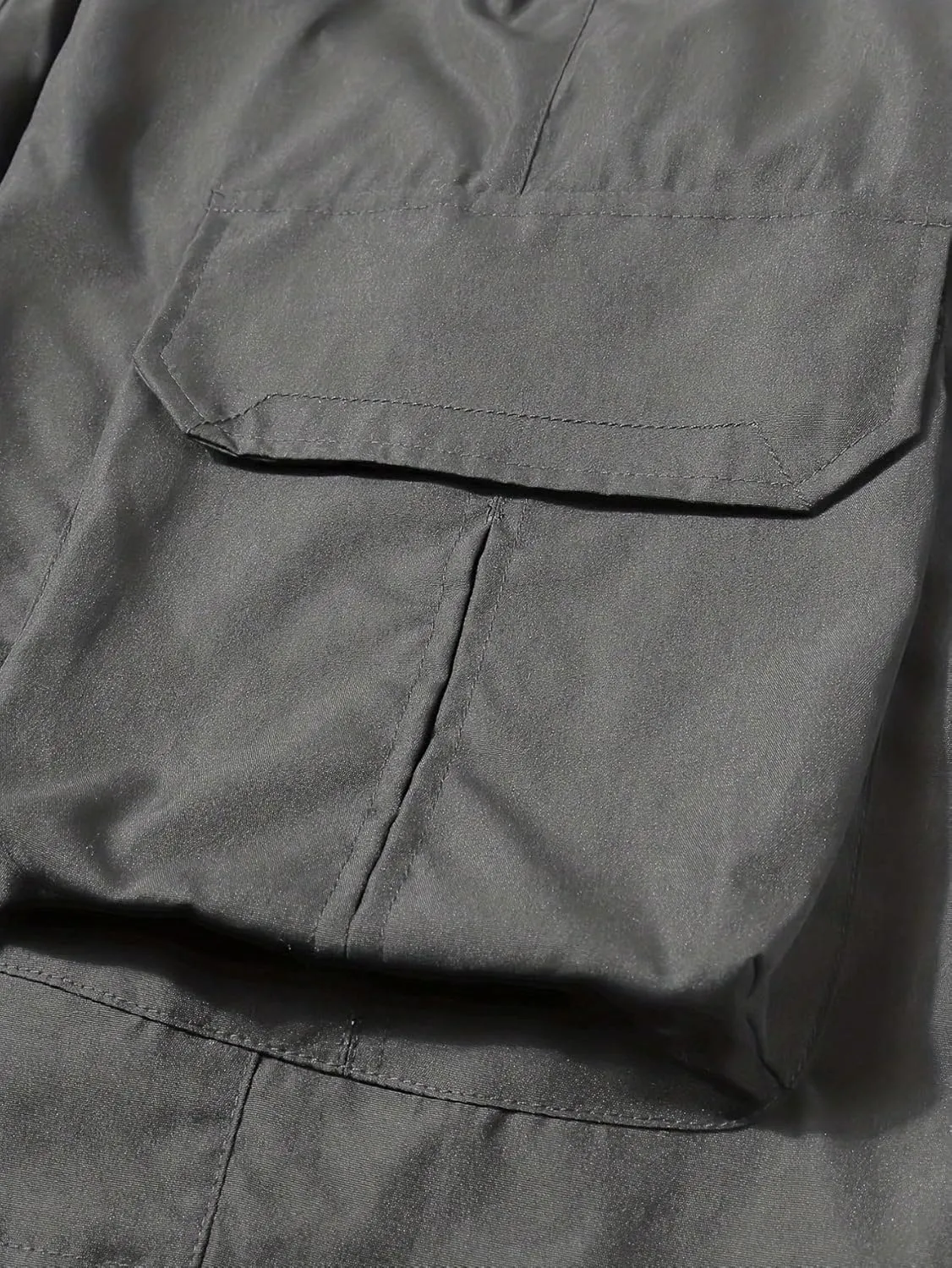 Verdusa Men's Cargo Pants Elastic Wasit Workout Joggers Tactical Pro Club Sweat Bottoms with Pockets