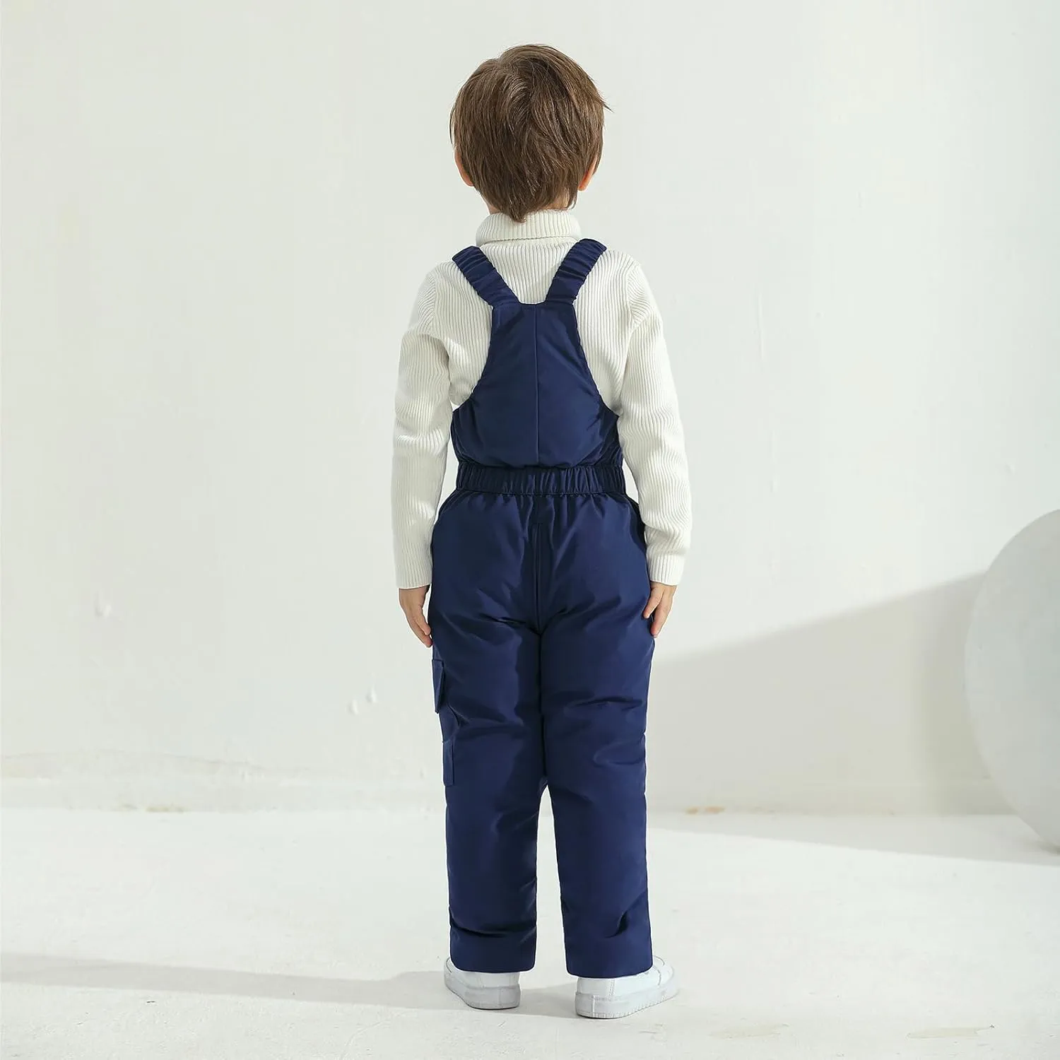 Weixinbuy Toddler Snow Pants Baby Boy Girl Winter Clothes Down Puffer Coat Waterproof Warm Snow Ski Bib Overalls Snowsuit
