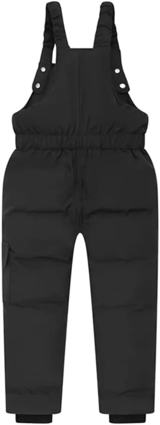 Weixinbuy Toddler Snow Pants Baby Boy Girl Winter Clothes Down Puffer Coat Waterproof Warm Snow Ski Bib Overalls Snowsuit