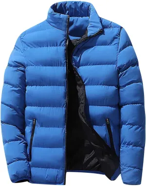 Winter Jackets for Men Puffer Jacket Men Lightweight Warm Puffy Windproof Waterproof Quilted Coat Down Jacket Men