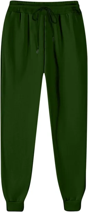 Women Sweatpants Lounge High Waisted Jogger Sweat Pants Baggy Drawstring Elastic Straight Leg Bottoms Trousers